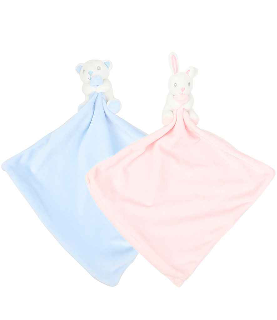 Mumbles Animal Comforter with Rattle Pink Rabbit