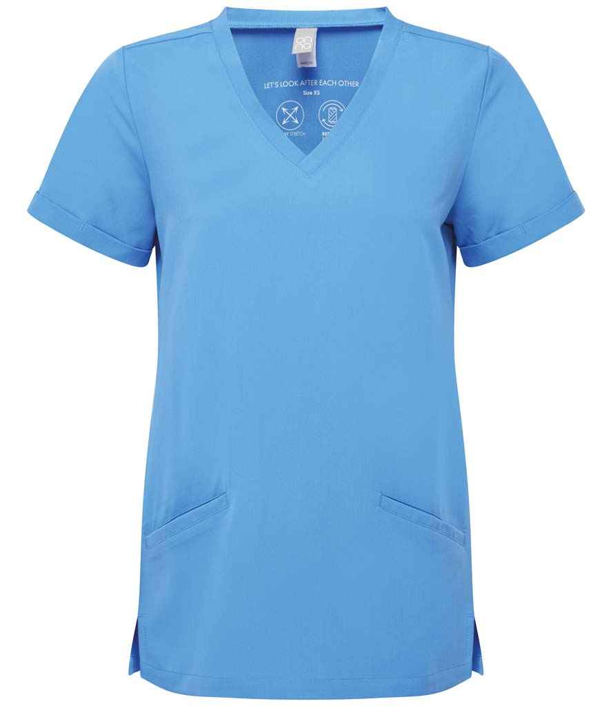 Onna by Premier Ladies Invincible Onna-Stretch Tunic Ceil Blue