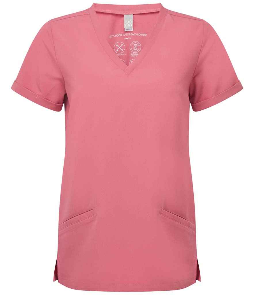 Onna by Premier Ladies Invincible Onna-Stretch Tunic Calm Pink