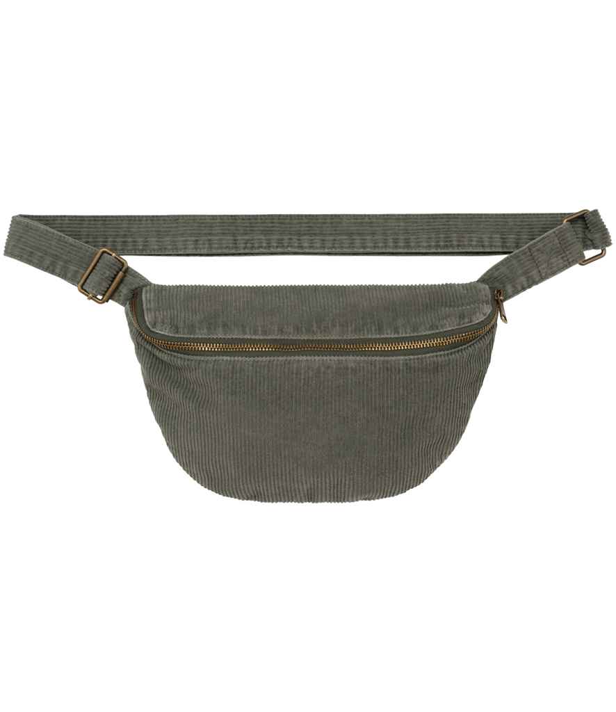 Native Spirit Corduroy Faded Waist Bag Washed Organic Khaki