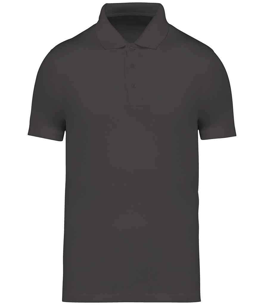 Native Spirit Jersey Polo Shirt Iron Grey