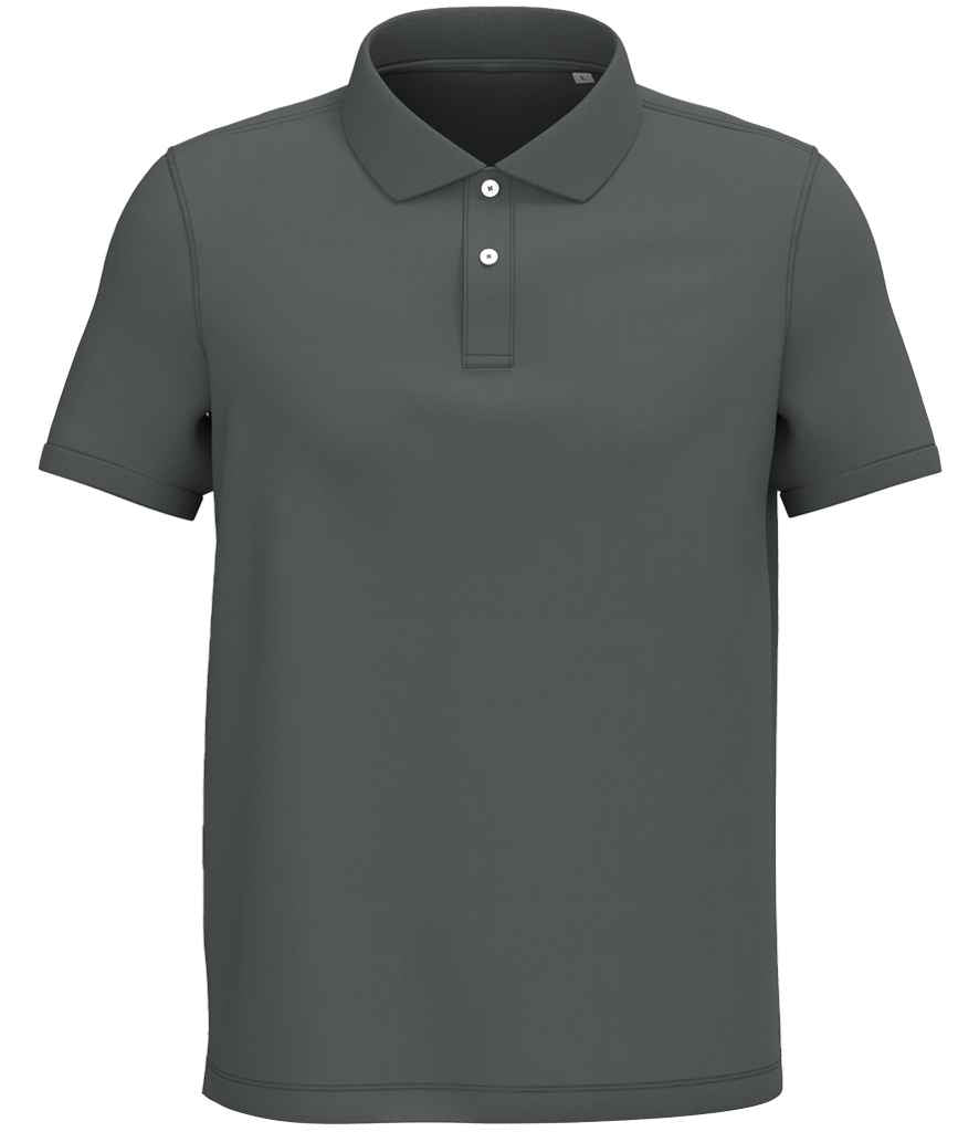 Native Spirit Piqué Polo Shirt Iron Grey
