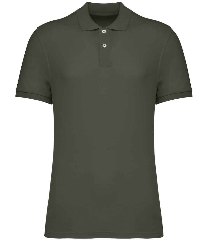 Native Spirit Piqué Polo Shirt Organic Khaki
