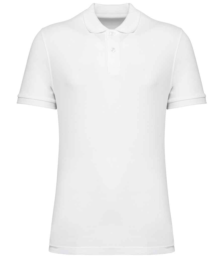 Native Spirit Piqué Polo Shirt White