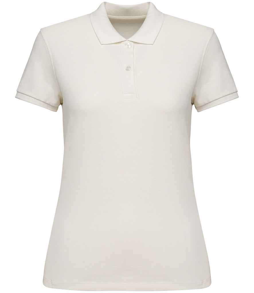 Native Spirit Ladies Piqué Polo Shirt Ivory