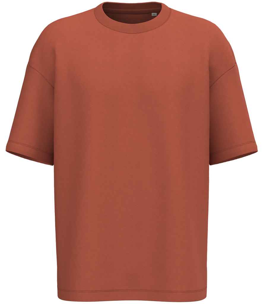 Native Spirit Unisex French Terry T-Shirt Burnt Brick
