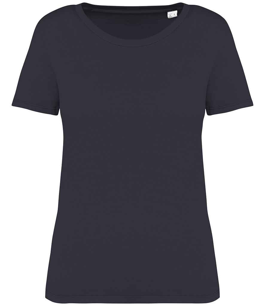 Native Spirit Ladies Faded T-Shirt Washed Coal Grey