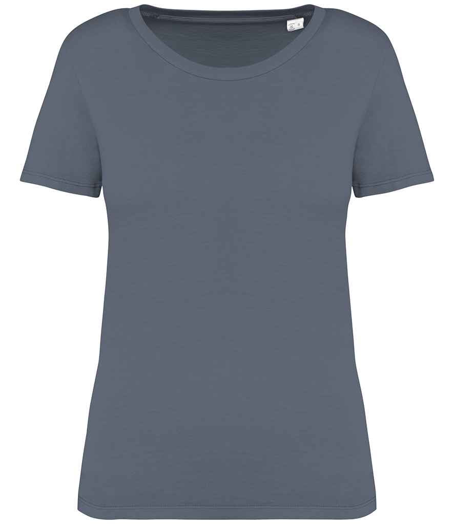 Native Spirit Ladies Faded T-Shirt Washed Mineral Grey
