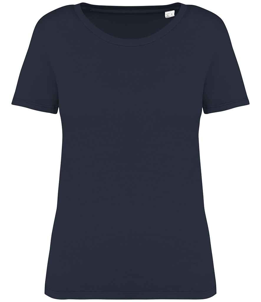 Native Spirit Ladies Faded T-Shirt Washed Navy
