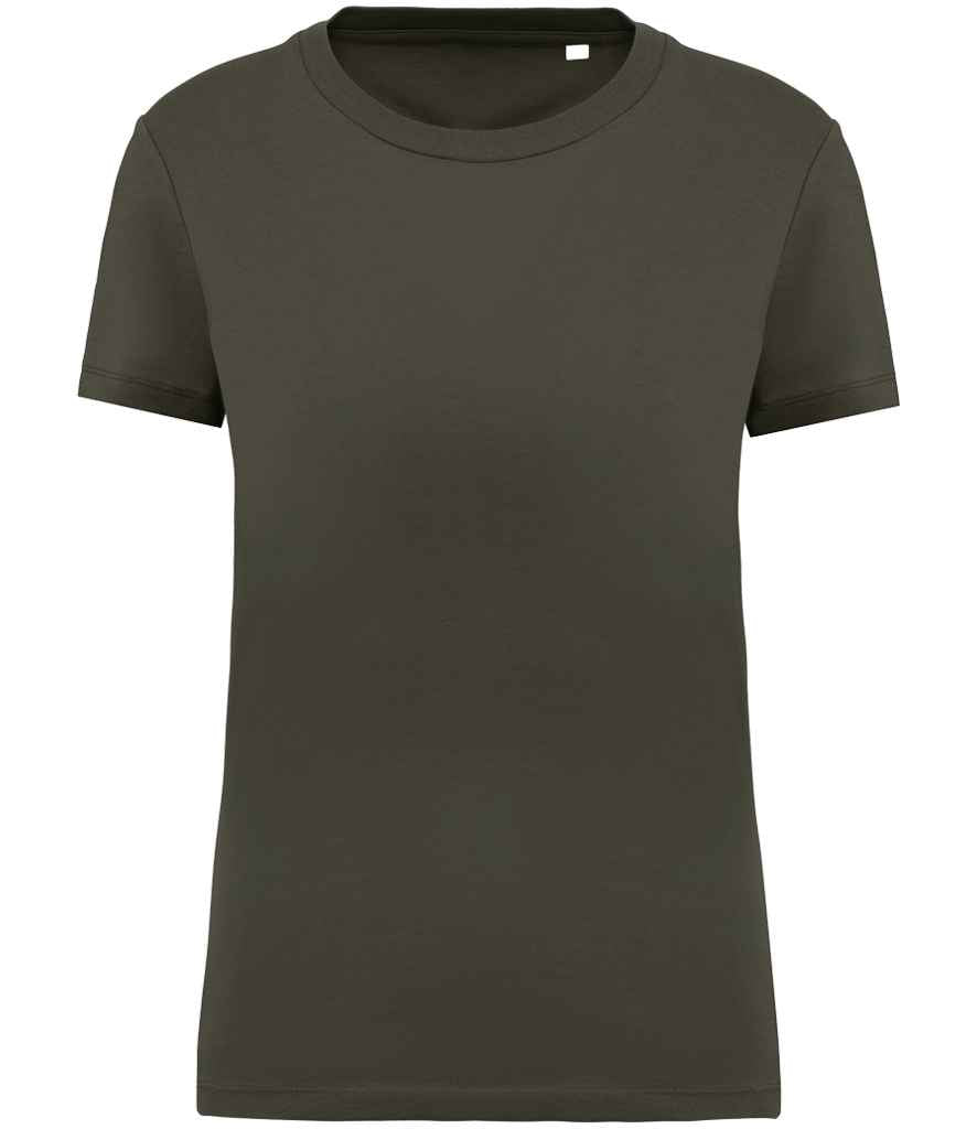 Native Spirit Ladies T-Shirt Organic Khaki