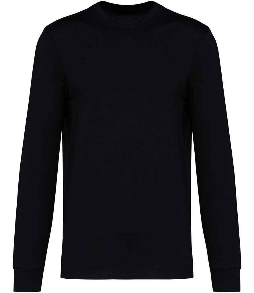 Native Spirit Unisex Crew Neck Long Sleeve T-Shirt Black