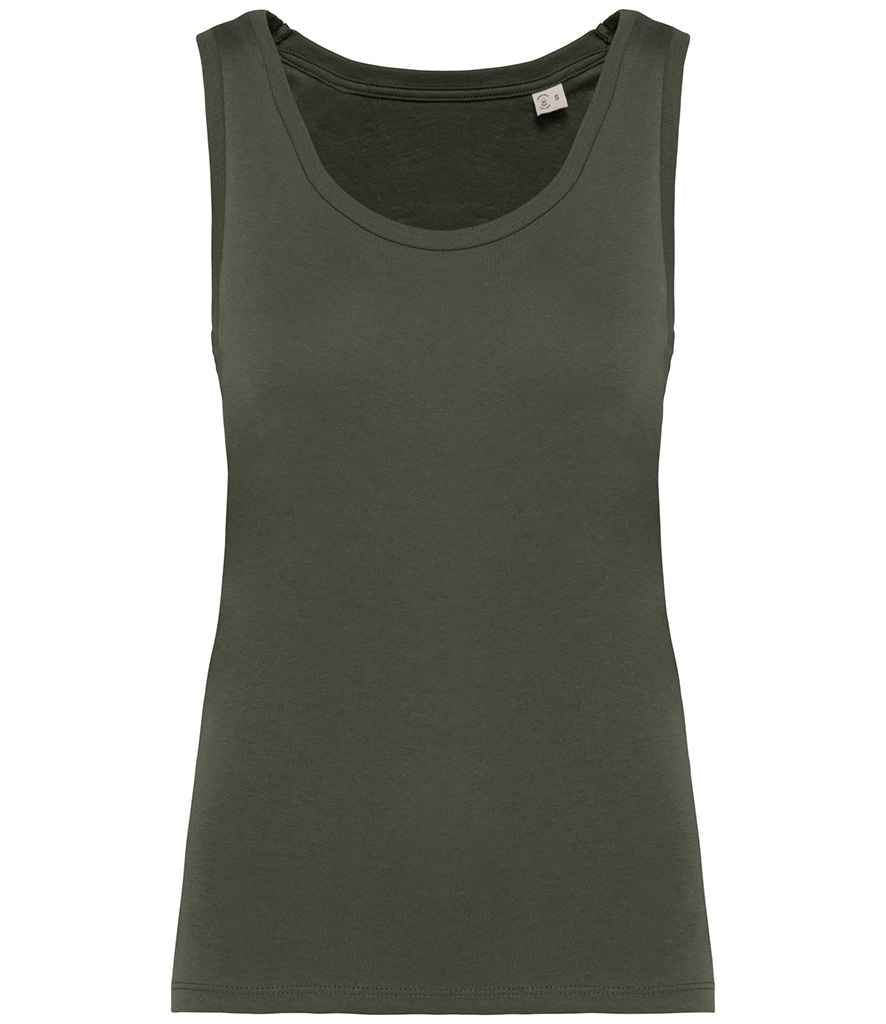 Native Spirit Ladies Tank Top Organic Khaki