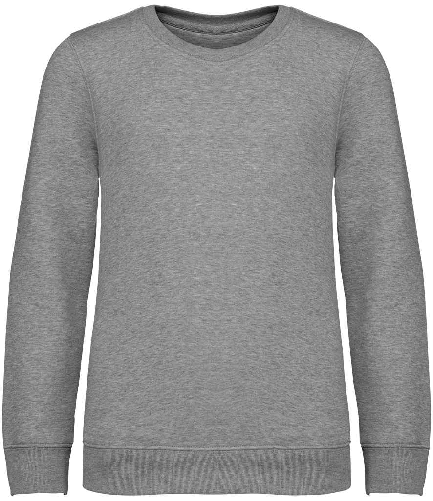 Native Spirit Kids Crew Neck Sweatshirt Moon Grey Heather