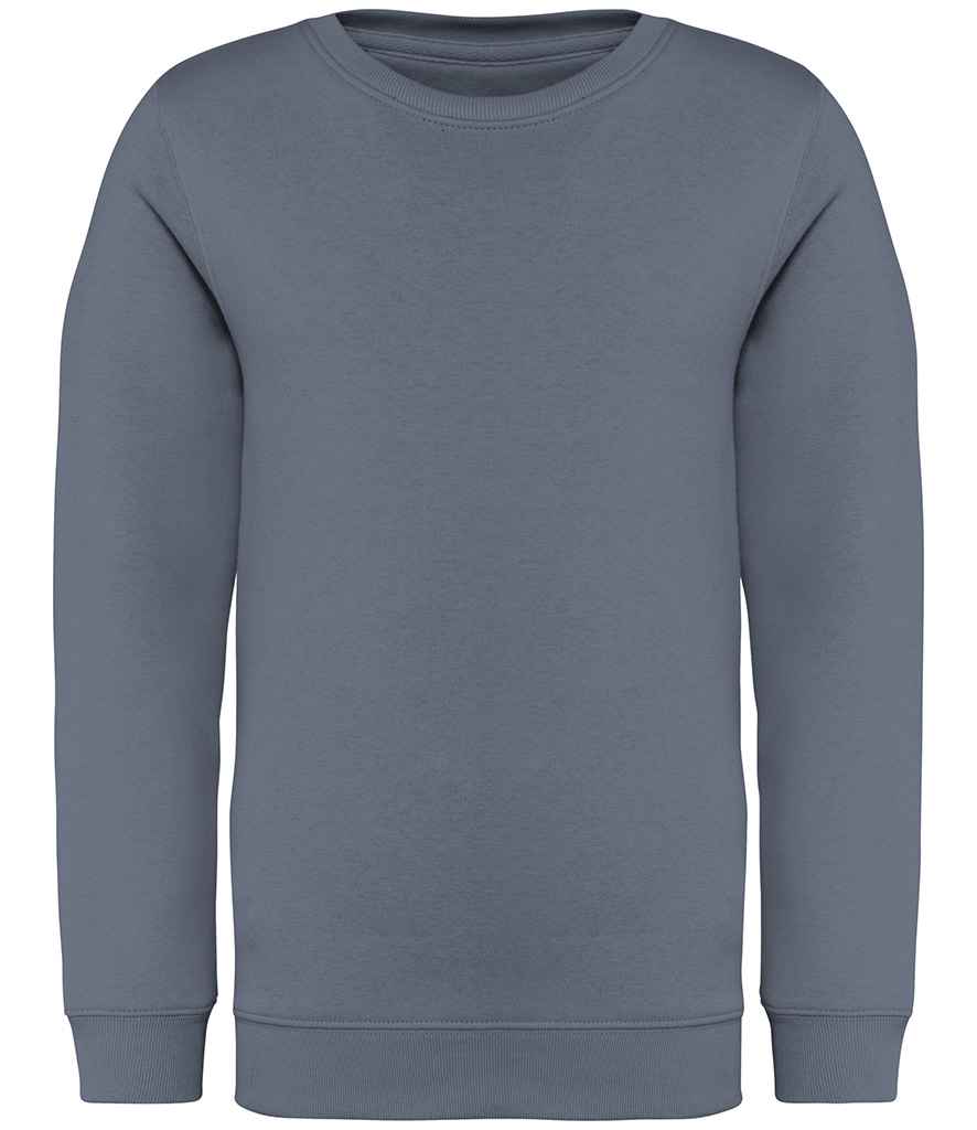 Native Spirit Kids Crew Neck Sweatshirt Mineral Grey