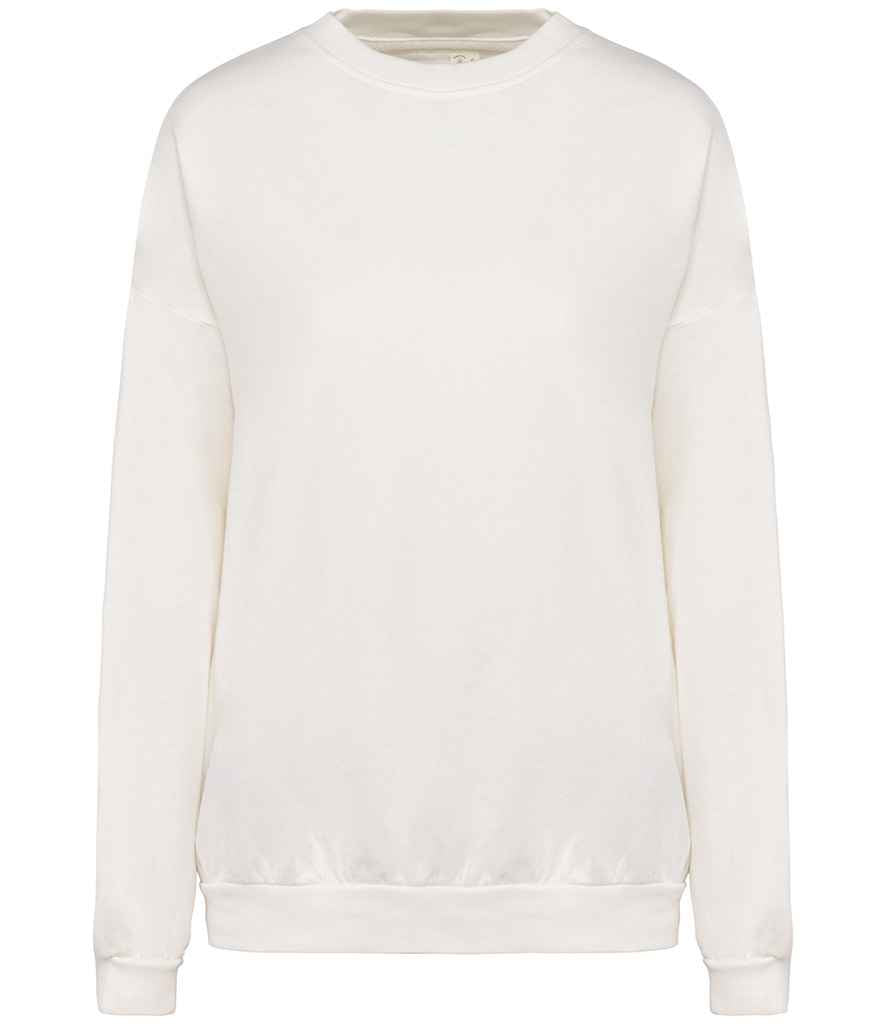 Native Spirit Unisex Terry 280 Oversized Sweatshirt Washed Ivory