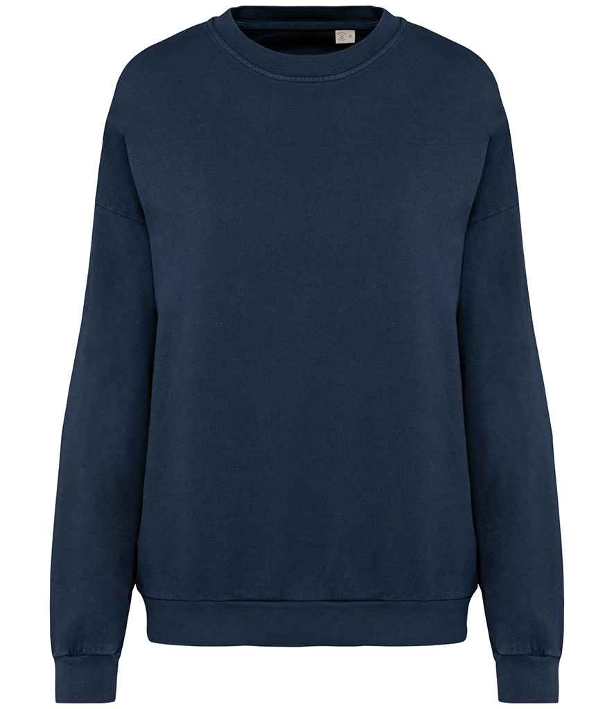 Native Spirit Unisex Terry 280 Oversized Sweatshirt Washed Navy