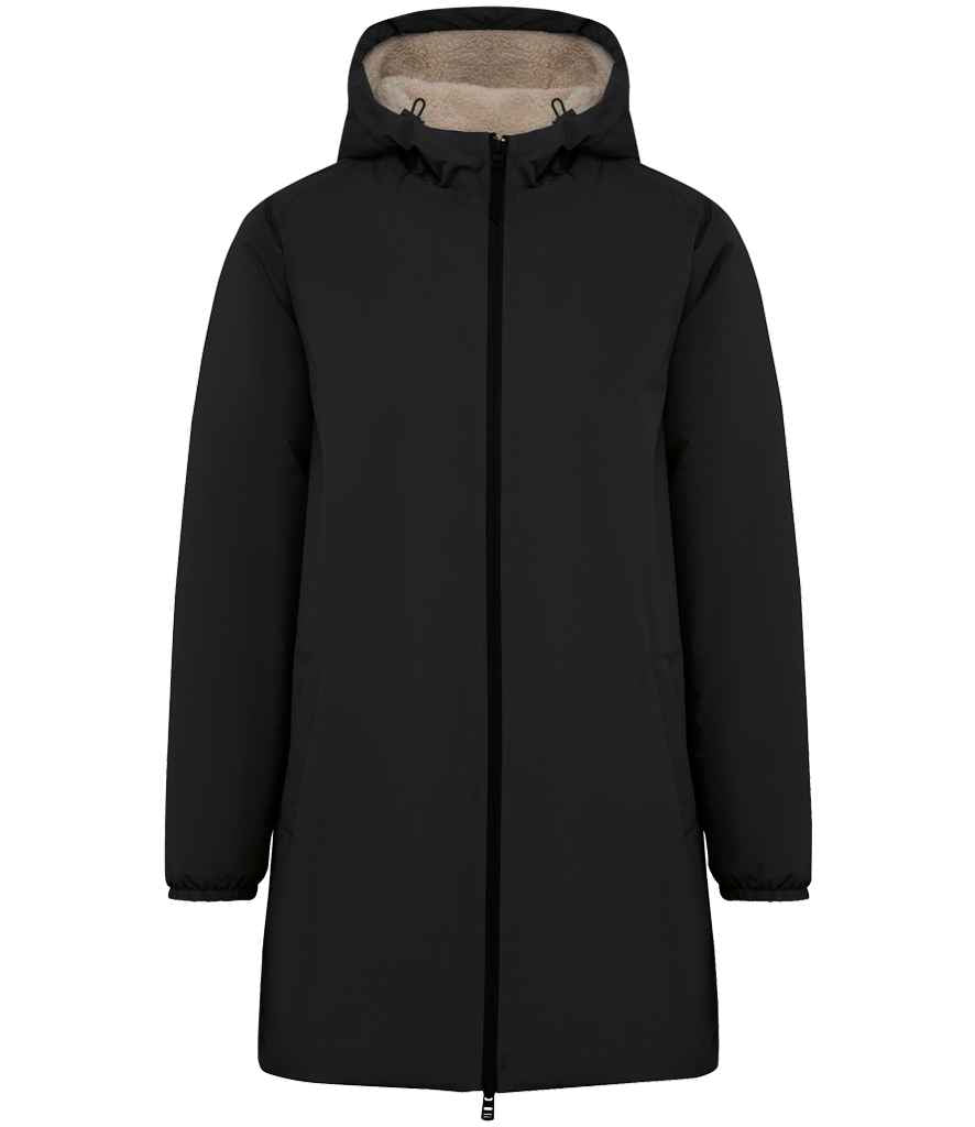 Native Spirit Unisex Sherpa Lined Waterproof Jacket Black