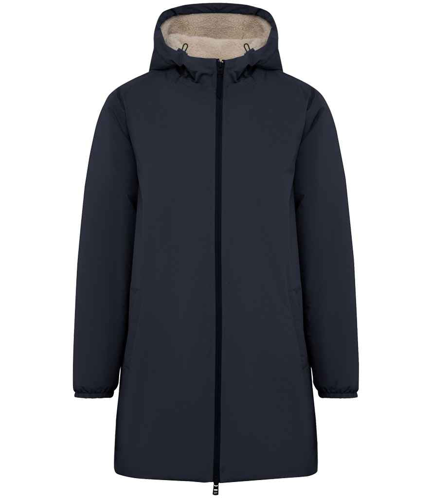 Native Spirit Unisex Sherpa Lined Waterproof Jacket Navy