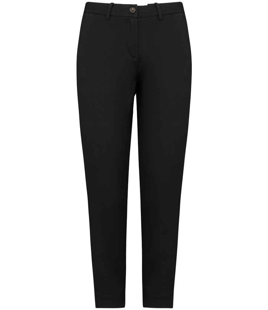 Native Spirit Ladies Chino Trousers Black