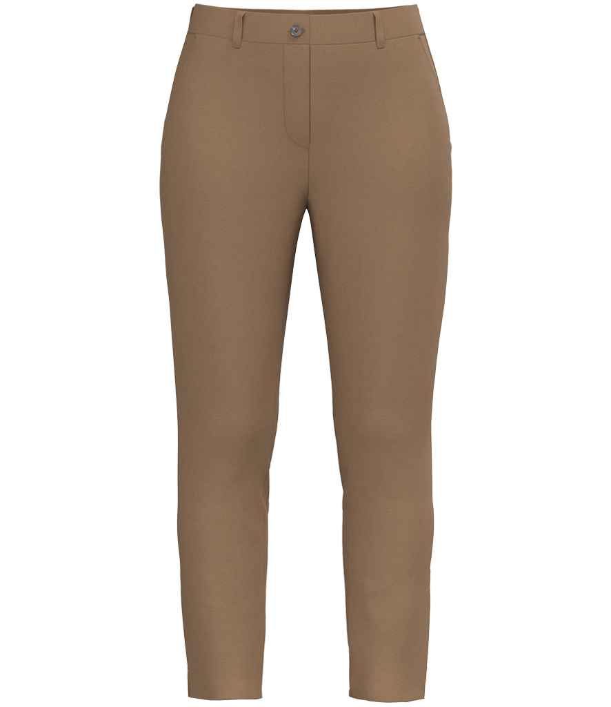 Native Spirit Ladies Chino Trousers Dark Camel