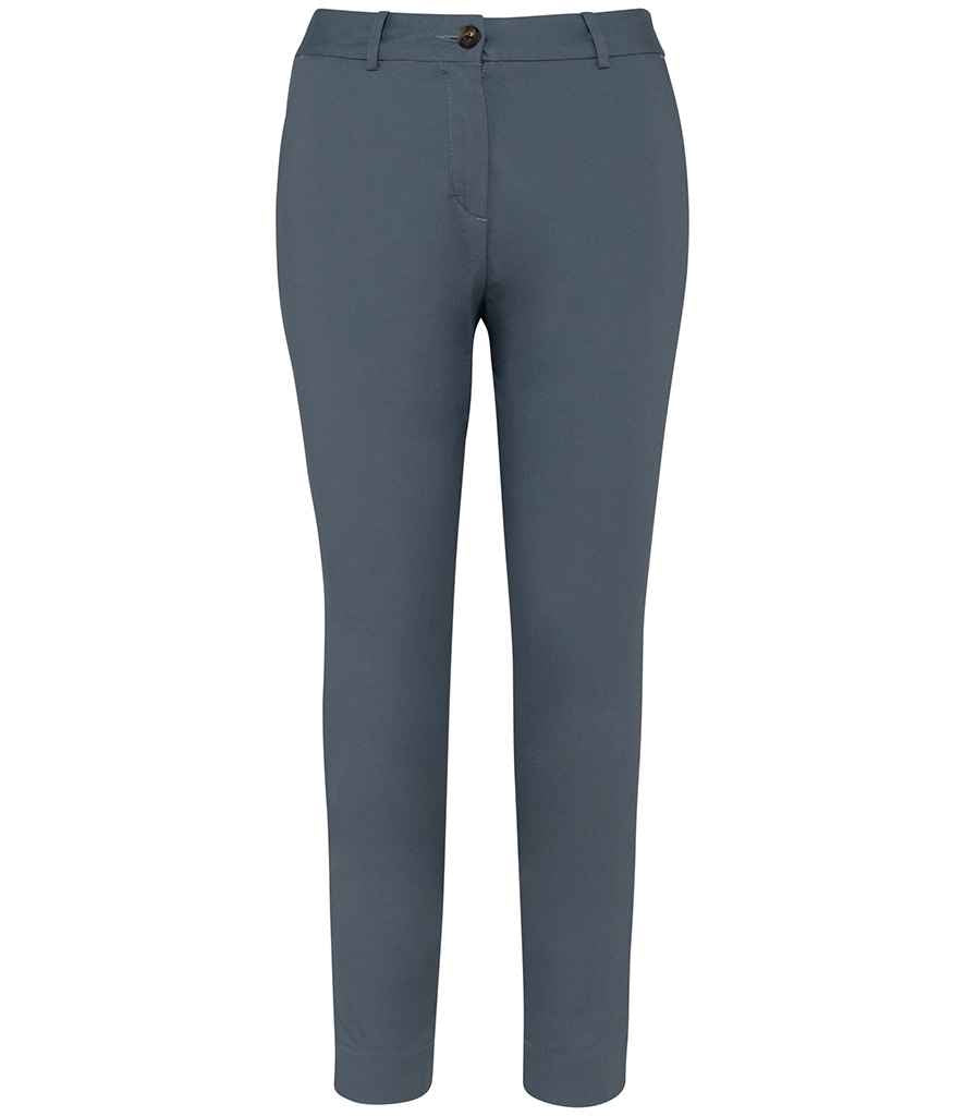 Native Spirit Ladies Chino Trousers Mineral Grey