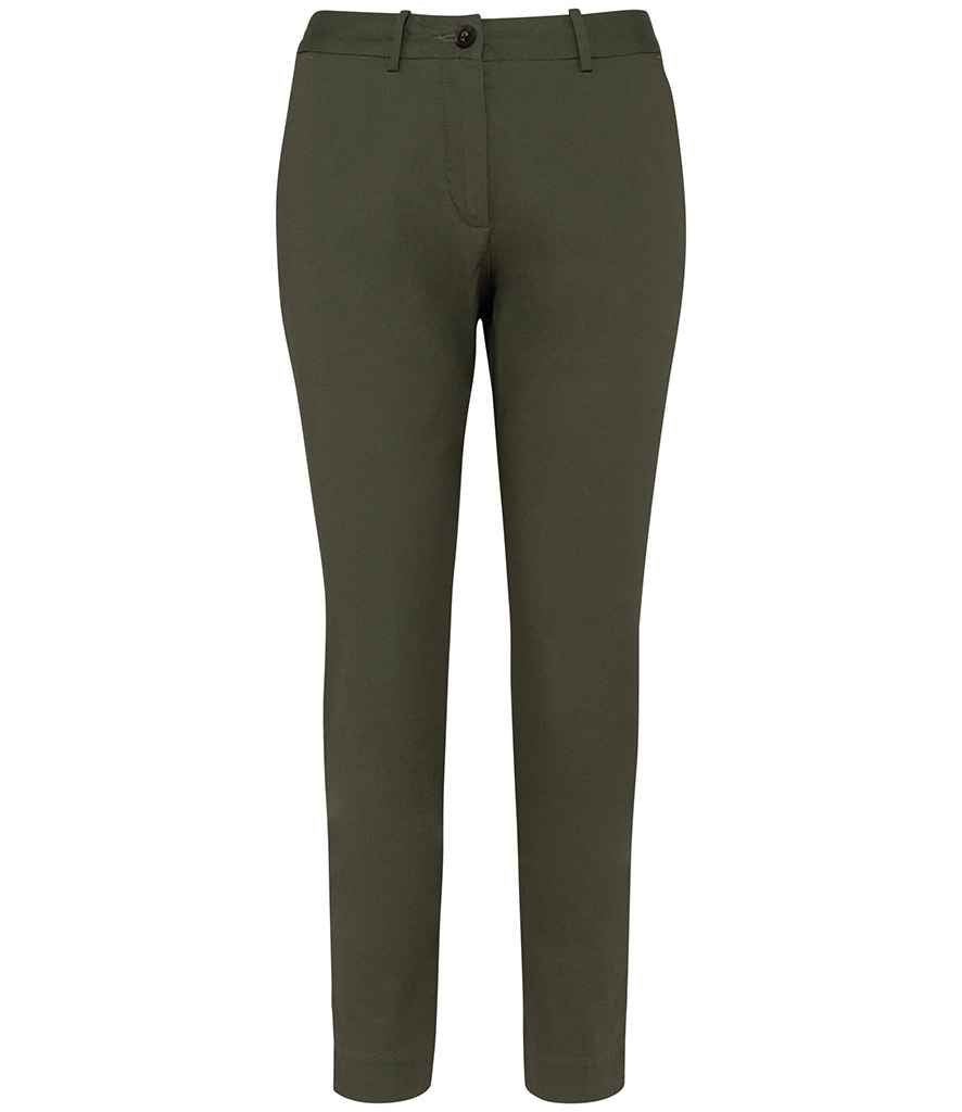 Native Spirit Ladies Chino Trousers Organic Khaki