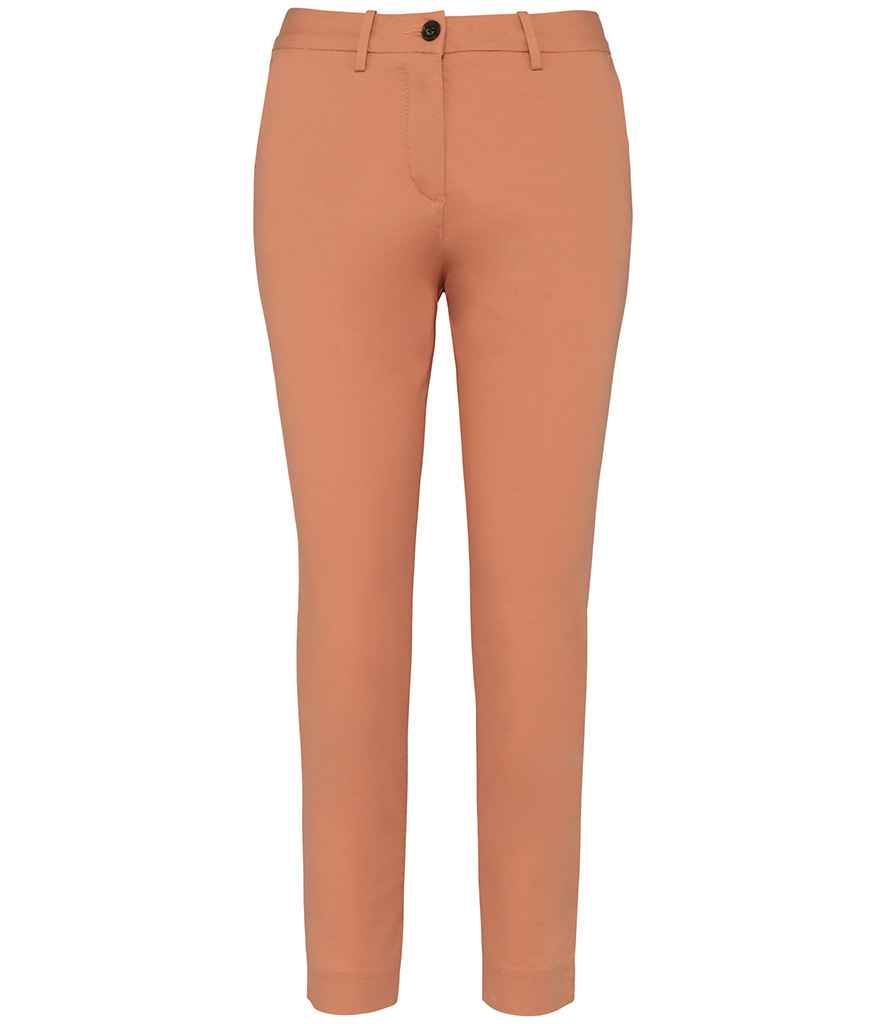 Native Spirit Ladies Chino Trousers Peach