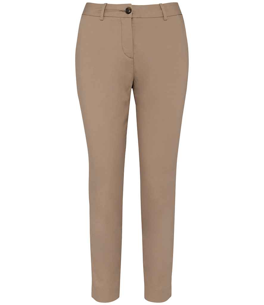 Native Spirit Ladies Chino Trousers Wet Sand