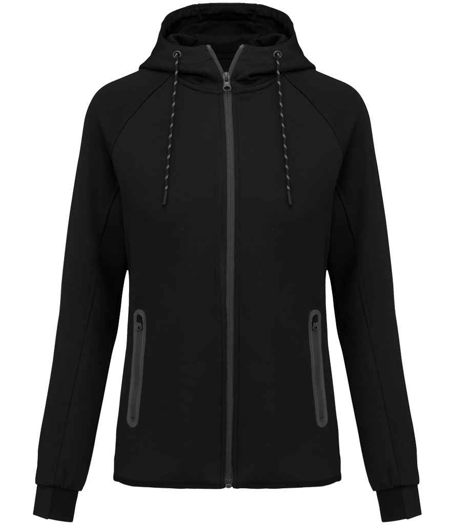 Proact Ladies Performance Hooded Jacket Black