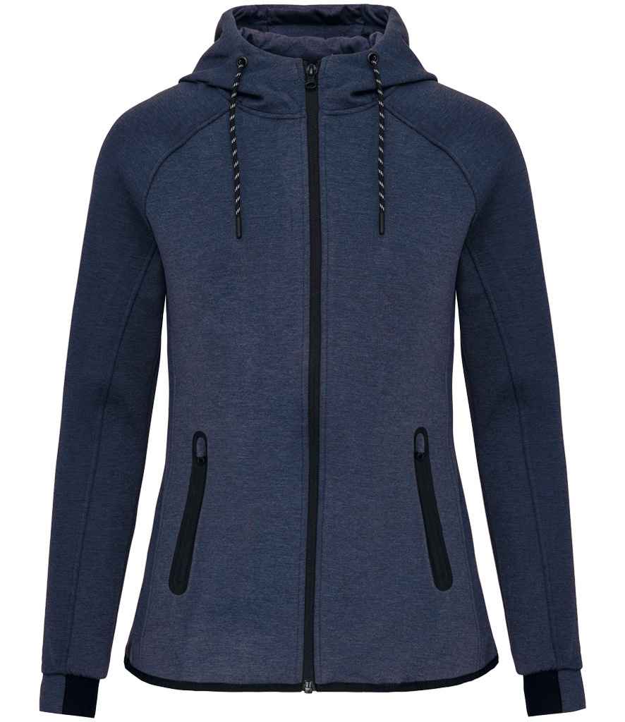 Proact Ladies Performance Hooded Jacket French Navy Heather