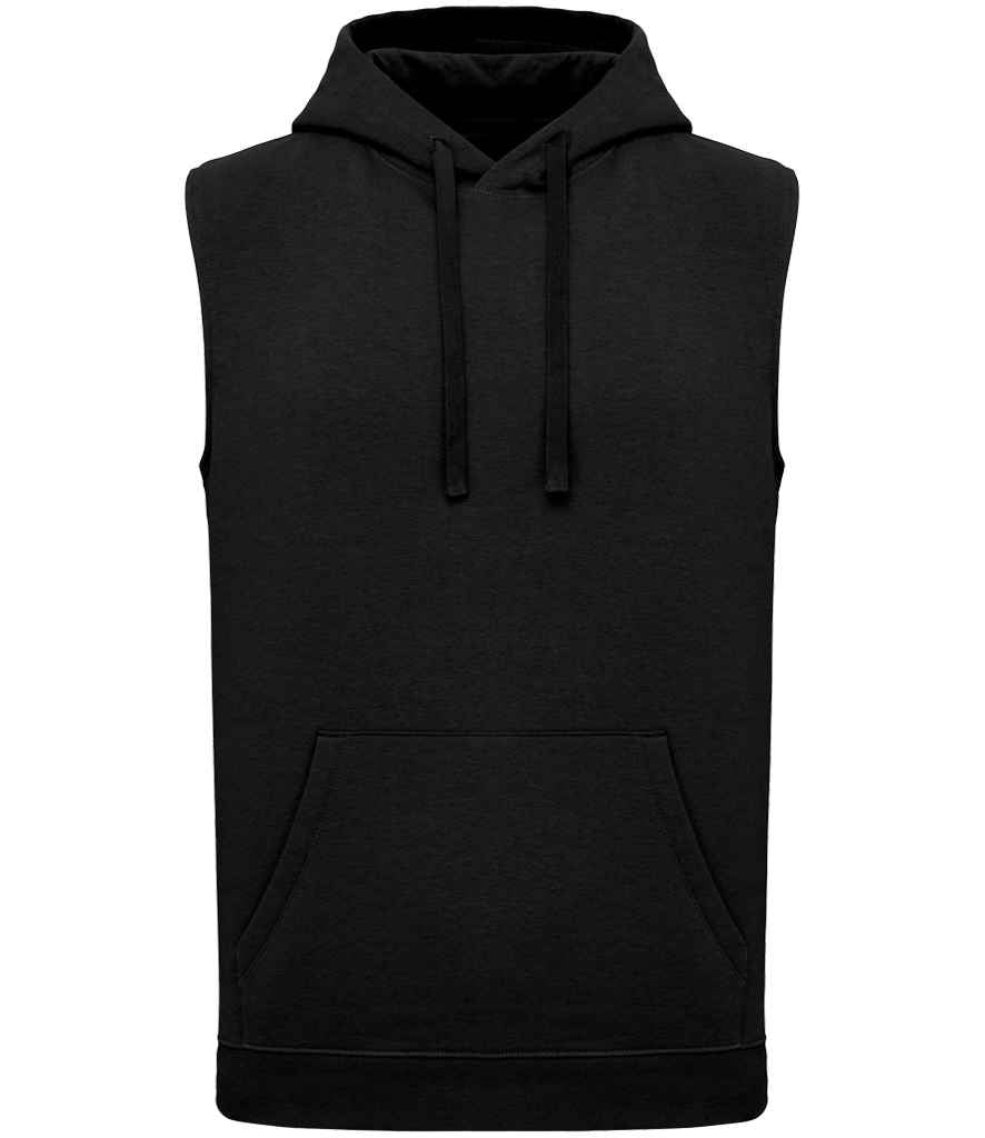 Proact Unisex Sleeveless Hoodie Black