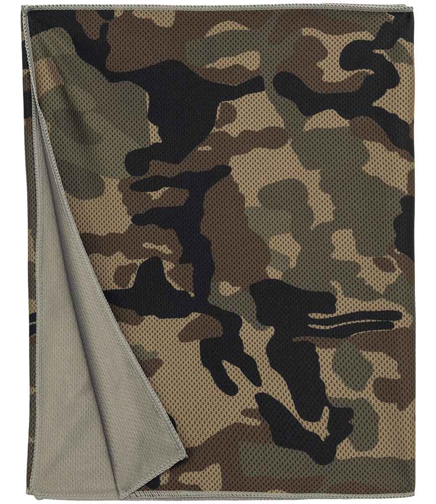 Proact Refreshing Sports Towel Olive Camouflage