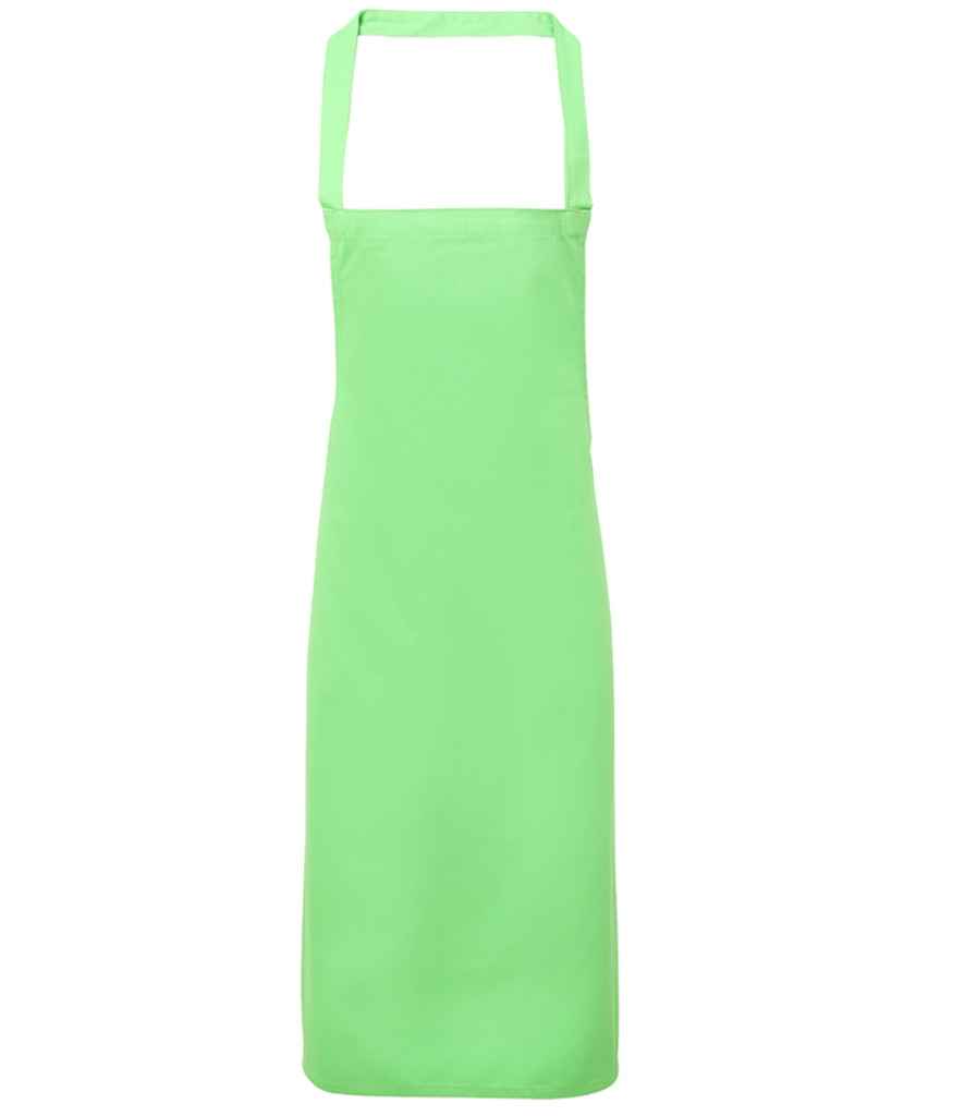 Premier Organic Cotton Bib Apron Apple Green