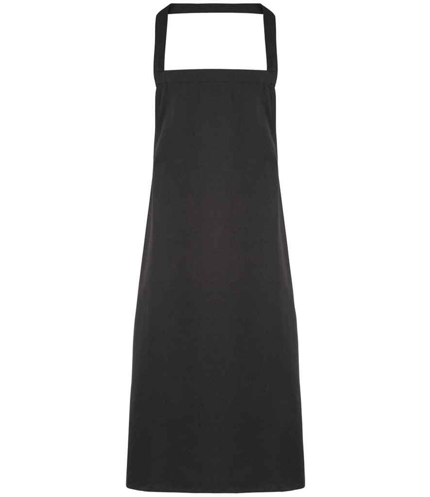 Premier Organic Cotton Bib Apron Black
