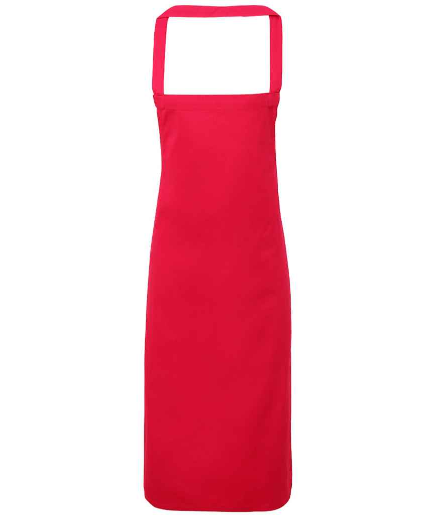 Premier Organic Cotton Bib Apron Hot Pink