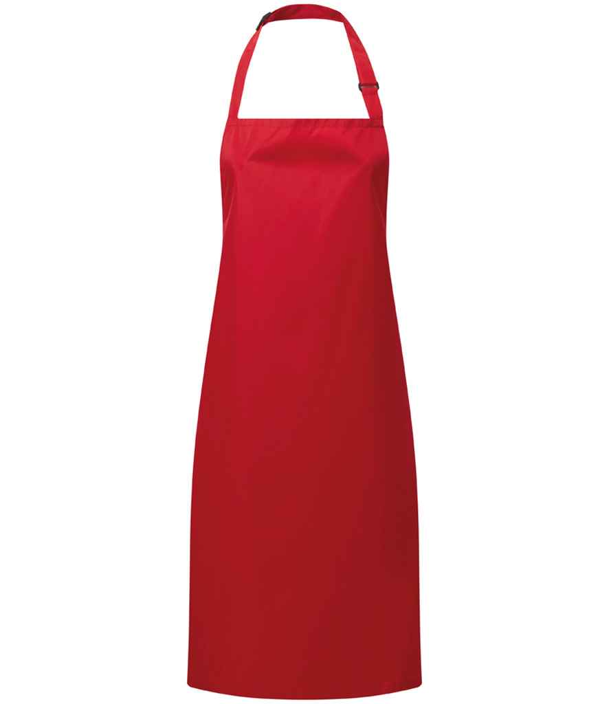Premier Waterproof Bib Apron Red