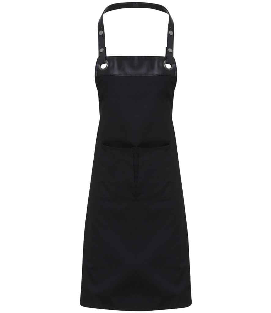 Premier Espresso Bib Apron Black/Black