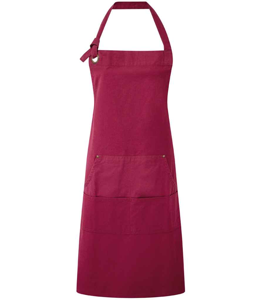 Premier Calibre Heavy Canvas Pocket Apron Burgundy