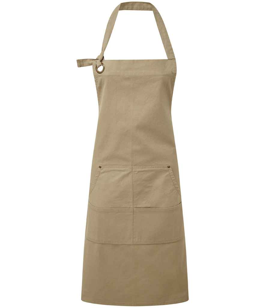 Premier Calibre Heavy Canvas Pocket Apron Khaki