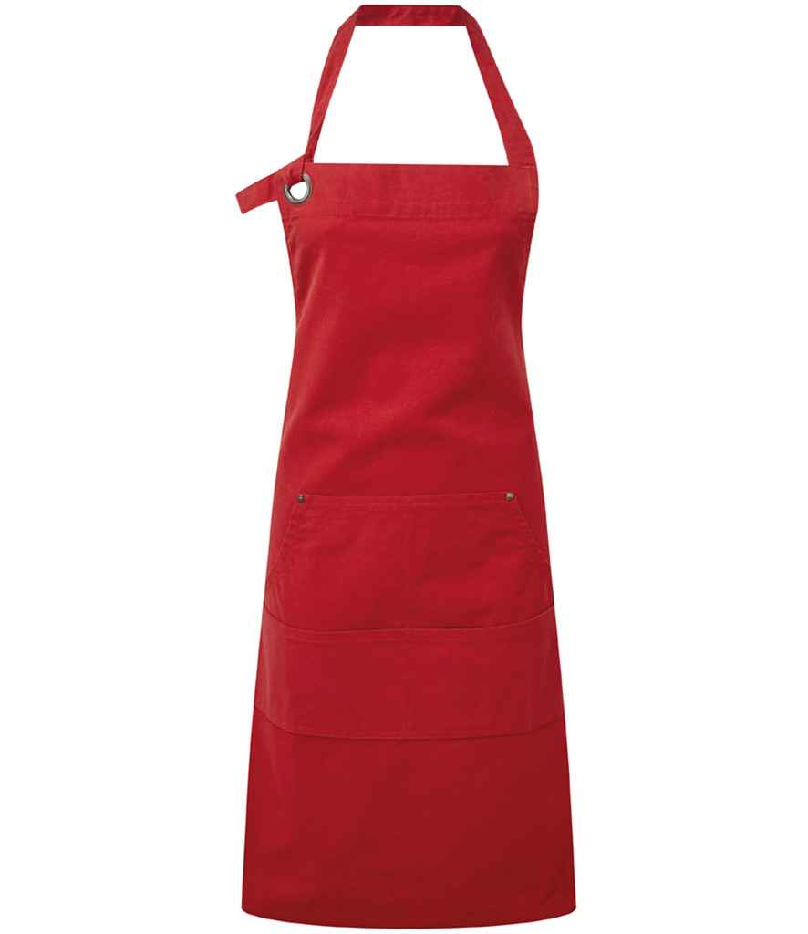 Premier Calibre Heavy Canvas Pocket Apron Red