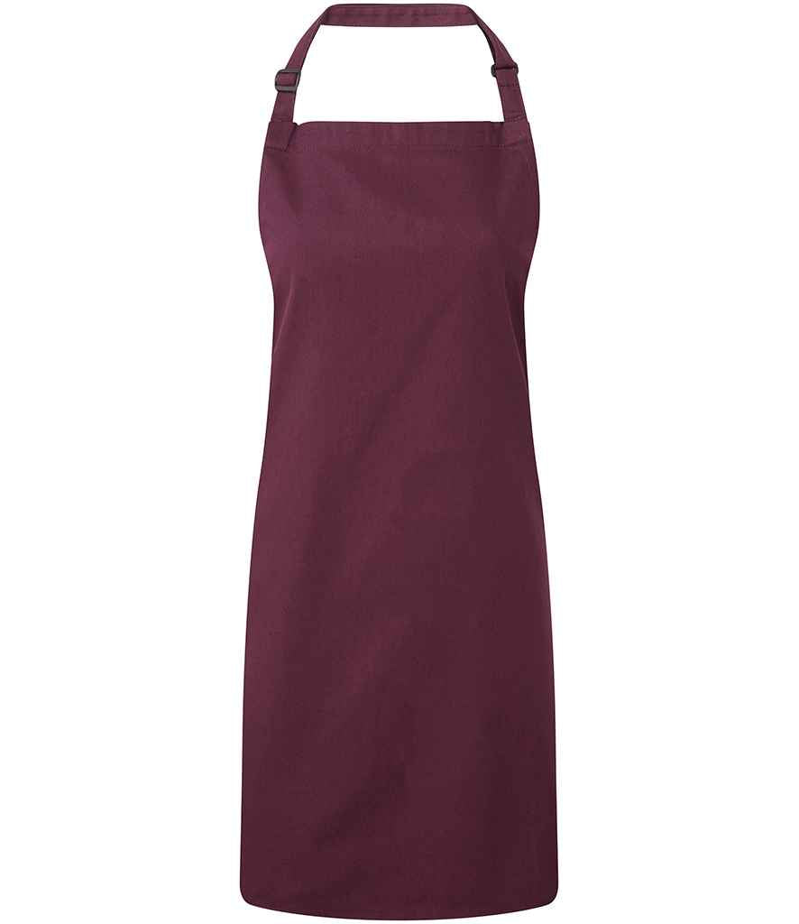 Premier 'Colours' Bib Apron Aubergine