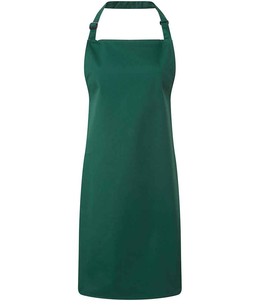 Premier 'Colours' Bib Apron Bottle Green