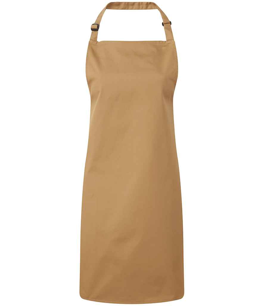 Premier 'Colours' Bib Apron Camel