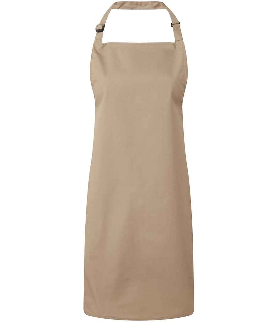 Premier 'Colours' Bib Apron Khaki