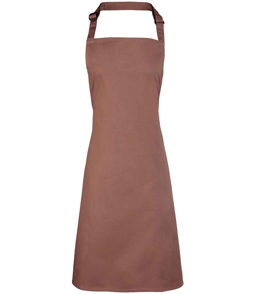 Premier 'Colours' Bib Apron Mocha