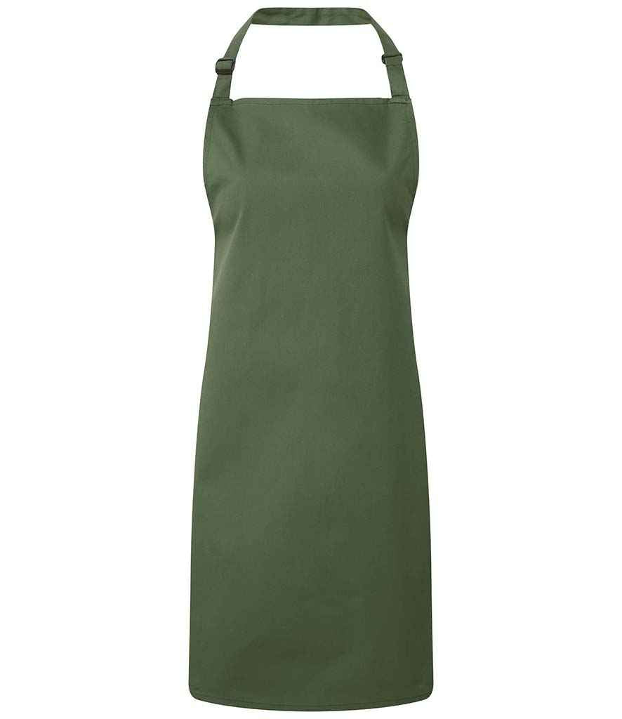 Premier 'Colours' Bib Apron Moss