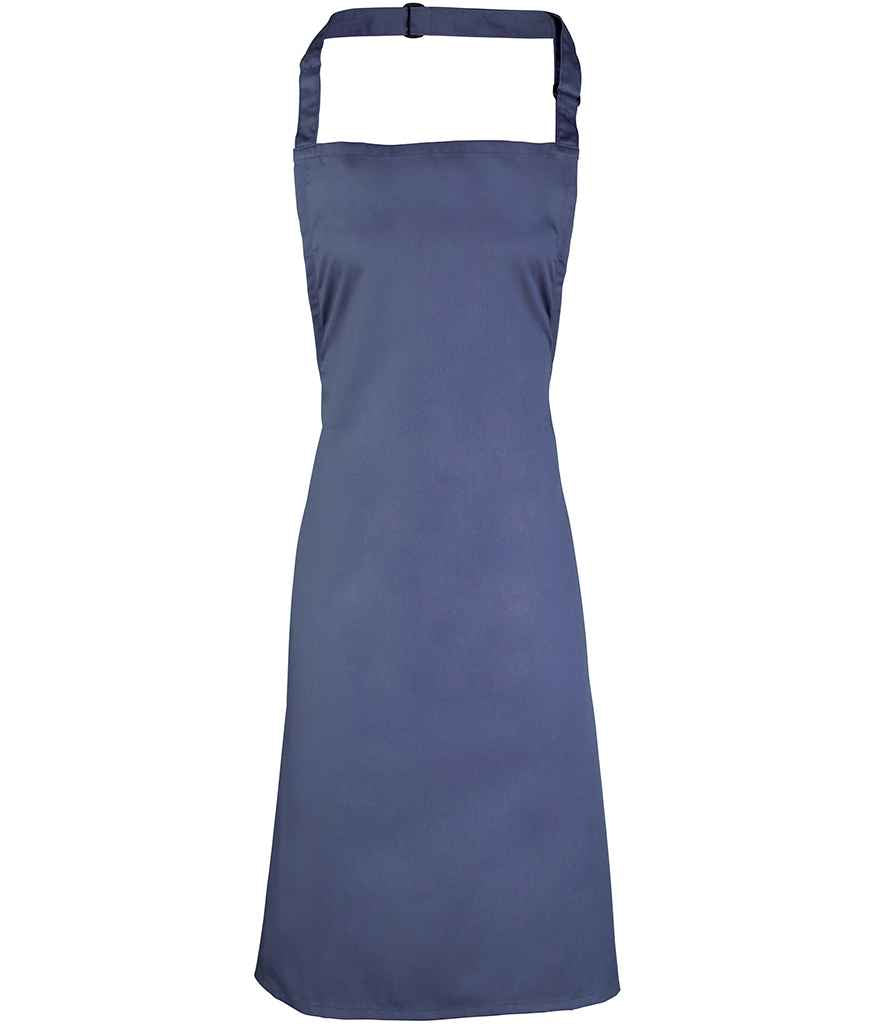 Premier 'Colours' Bib Apron Marine Blue