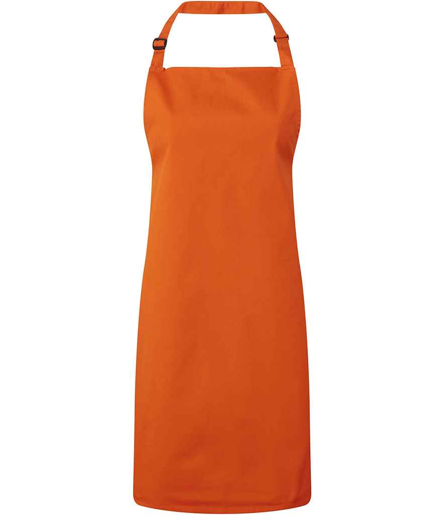 Premier 'Colours' Bib Apron Orange