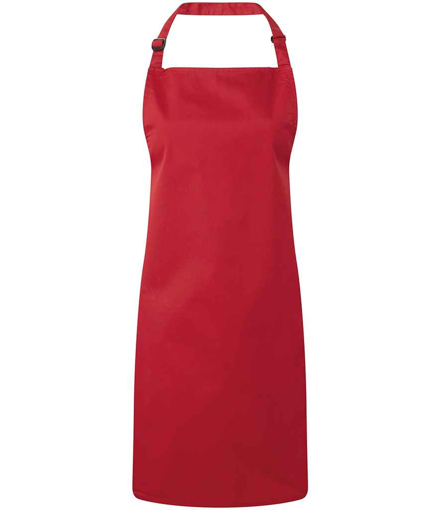 Premier 'Colours' Bib Apron Red