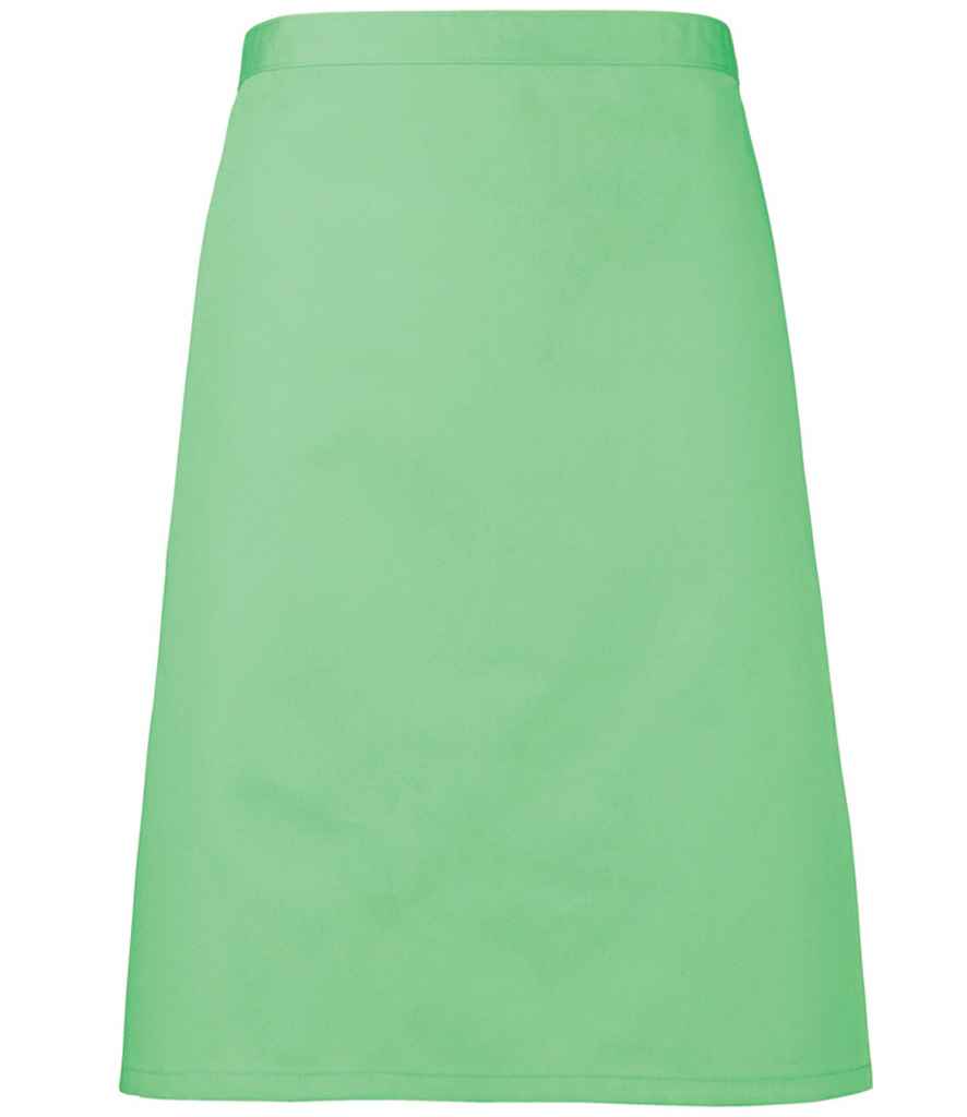Premier 'Colours' Mid Length Apron Apple Green